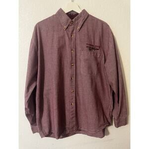 BAW Athletic Wear‎ Men's FSU Seminoles Long Sleeve Button Down Size L